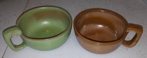 lot 145 image: Frankoma Soup Mugs (2) 45C - Nice