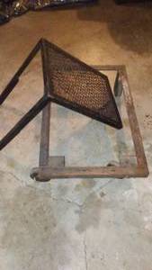 lot 188 image: Heavy Duty Roller Dolly, and metal stand.