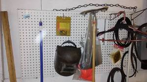 lot 201 image: Pegboard and Contents.