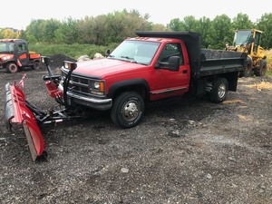 1994 Chevrolet 3500 1 Ton Dually DumpPlow Truck