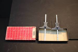 lot 6 image: Starrett Rule Depth Gage