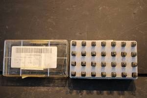 lot 21 image: 18 Letter Die Set in plastic case