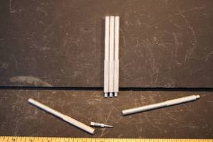 lot 39 image: Lot of 5 Blue Point Magnetic Metal Scribes