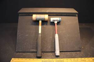 lot 95 image: Lot of 2 Soft Tip Dead Blow Hammers