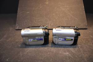 lot 112 image: 2 Sony Handycams