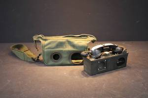 lot 145 image: Vintage TA-312PT Military Telephone Set