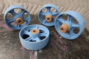 4 6 HEAVY STEEL WHEELS