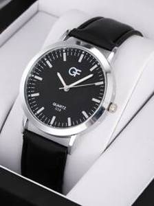 Men Simple Round Pointer Quartz Watch