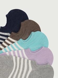 5pairs Striped Pattern Ankle Socks