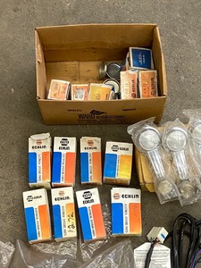 lot 27 image: Box Of Assorted Electrical  Small Engine Parts --- See All Pictures