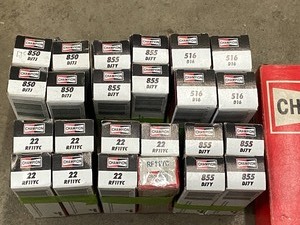 lot 29 image: Large Lot Of Assorted New Champion Spark Plugs --- See All Pics