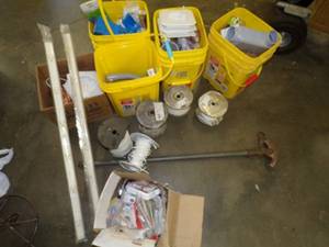 Huge Lot of Electrical parts and Conduit Bender