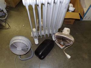 Heater, 2 fans and Speaker