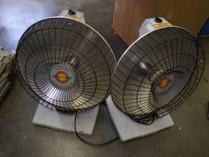 Pair of Infra red heaters