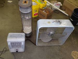 2 heaters and Fan
