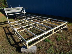 Newman dock frame, 24ft long with a...