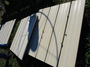 Beige Aluminum 4ft x 4ft panels for...