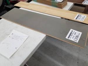Lot of ( 14 ) Plank Flooring  12-12x46 Gray