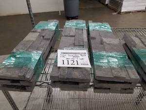 Lot of (  12-12 ) Rock Panels  1-14x6x24 Dark Grey