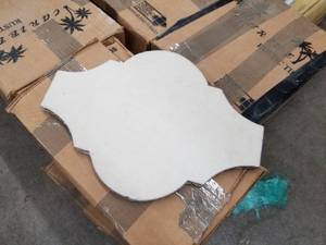 Lot of ( 180 ) Spanish Key Tile 9x12 White