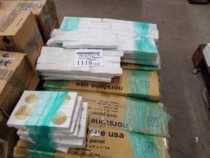 Lot of ( 36 ) Rock Panels White
