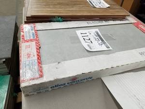Lot of ( 6 ) Tile  11-12x23-12 Light Grey