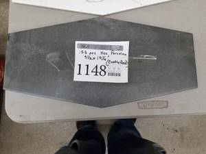 Lot of ( 153 ) Jeffrey Court Castle Rock Hexagon Porcelain Tile  9-12x19-14 Grey