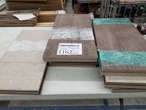 Lot of ( 107 ) Wood Grain Tile 12x24 Brown