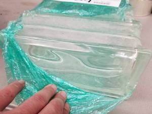 Lot of ( 5 ) Glass Block 3x4x8