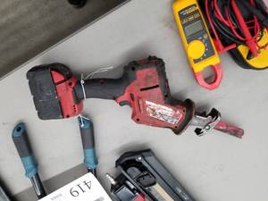 lot 421 image: Milwaukee 18V Cordless Hackzall Reciprocating Saw  with Battery