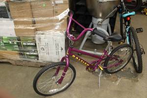 lot 436 image: Raleigh Mens 18 Single-speed Trail Bike with 12 Purple Frame