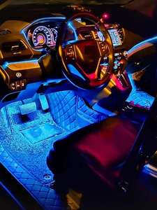 lot 12 image: 4pcs Car Interior Led Light With Remote Control
