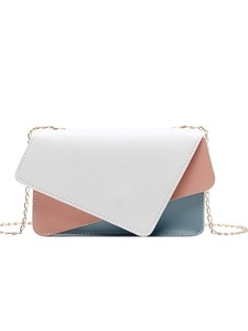lot 20 image: Colorblock Chain Crossbody Bag
