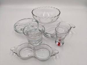 6 Piece Vintage Blown Glass Collection