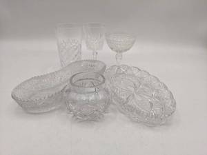 4 Beautiful Cut Crystal Pieces