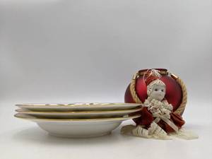 Stunning Holiday Mikasa Plates and Decor