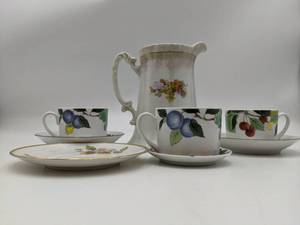 8 Piece Vintage Fruit Themes China Collection