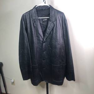 Vintage Ill State Leather Jacket-Mens Extra Large