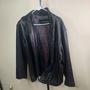 Vintage Marc New York Leather Jacket-Mens Size Large