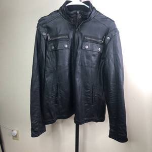 Vintage Leather Jacket-Mens Size Large