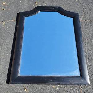 Vintage Large 40x50 Black Base Mirror
