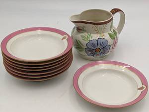 Quaint Vintage 9 Piece Chine Collection- Blue Ridge and C.H.Pillivuyt & Co