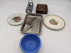 Vintage Victorian Hand Painted Plates and More