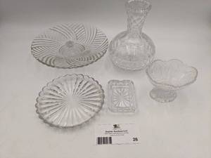 Sparkling Vintage Crystal and Depression Glass Collection