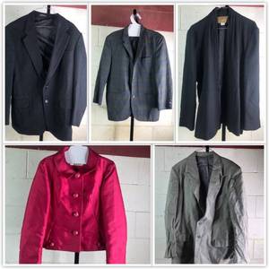 5 Piece BlazerSuit Jacket Collection (S,L,XXL) J.C Field & Son Engelsons Stafford Saville