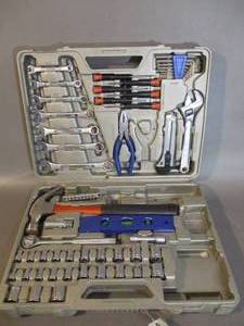 lot 7 image: Silver Socket and Wrench Box
