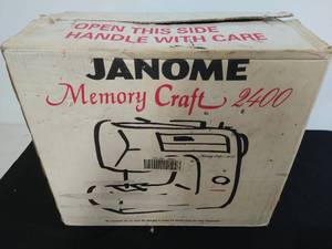 lot 71 image: Janome Memory Craft 2400 Sewing Machine