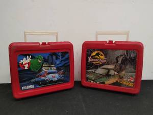 lot 24 image: Two Vintage Lunchboxes
