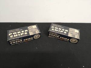 lot 56 image: Two Boxes of Vintage Poker Chips