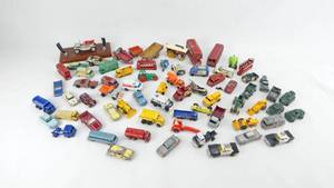 Large Lot of Vintage 1950s and 1960s Matchbox Lesney, Tootsie Toys and Other Assorted Die Cast Vehicles